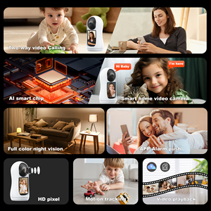 V380 Indoor Smart Home Wifi Beveiligingscamera Ip Automatische Tracking Tweerichtings Audio Cctv Cmos <span class=keywords><strong>Sensor</strong></span> Cloud Data Voor Baby Monitoring - Product Image 6