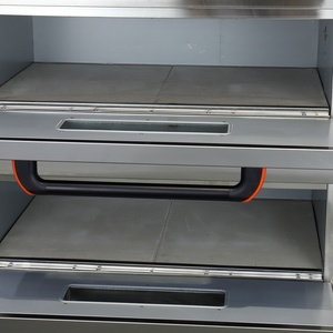 Horno Eléctrico Comercial <span class=keywords><strong>de</strong></span> Dos Pisos y Cuatro Bandejas, para Pizza, Tostar, Hornear, para Cocina, Catering Comercial, Restaurante, Hotel, Panadería - Product Image 5