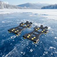 Crampons et pointes antidérapantes portables en caoutchouc de haute qualité pour la marche sur glace et l'escalade en toutes saisons (YTD)