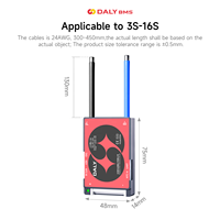 Daly NCM Smart BMS 16S 60V 40A Carte BMS intelligente Li-ion pour batterie lithium-ion EV Pack de batteries 18650 16S 60V BMS de batterie 3.7V Daly