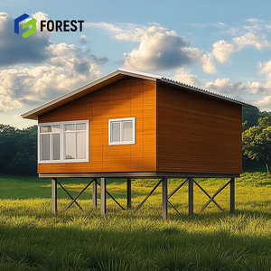 Diseño de Casa Prefabricada de Acero Ligero de Lujo con Gran Entrada, Techo Alto y Escalera - Product Image 1