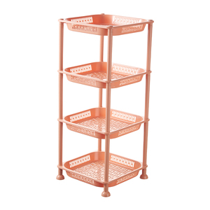 Étagère de rangement carrée multicouche en plastique <span class=keywords><strong>pour</strong></span> salle de bain, avec drainage creux, <span class=keywords><strong>pour</strong></span> <span class=keywords><strong>douche</strong></span> - Product Image 5
