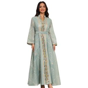 Custom <strong>Dress</strong> Abaya Islamic Eid Net Mesh Sequin Applique Abaya <strong>Women</strong> Muslim <strong>Dress</strong> <strong>Pretty</strong> Abayas for <strong>Women</strong> Muslim <strong>Dress</strong> - Product Image 6