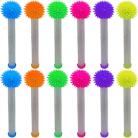 Bâton lumineux LED à picots, jouet sensoriel, bâton rebondissant, jouet anti-stress, jouet à picots pour animaux de compagnie pour la remise des diplômes, Diwali