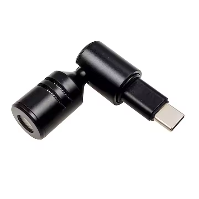 Rotatable Type-C Metal Condenser Mini Wireless Microphone for Android Smartphone Mini Mic Recording Device