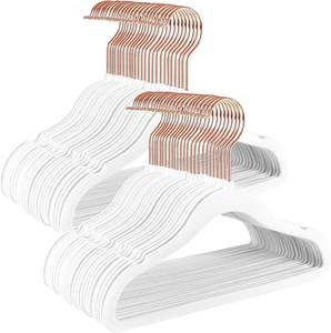 Perchas de Terciopelo Antideslizantes <span class=keywords><strong>para</strong></span> Niños y Bebés, 30 cm, Perchas Pequeñas <span class=keywords><strong>para</strong></span> Abrigos, Vestidos, Camisas, Suéteres y Pantalones - Product Image 5