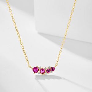 ดีไซน์หรูหราจาก Dylam เครื่องประดับสำหรับผู้หญิง เงินแท้ 925 ชุบโรเดียม ทอง 18K ประดับด้วยเพชรคิวบิกเซอร์โคเนีย 5A สร้อยคอพร้อมจี้ - Product Image 5