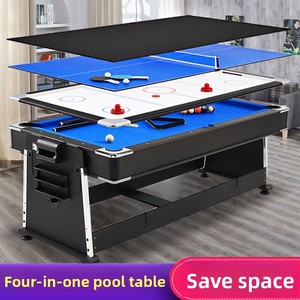 <span class=keywords><strong>Table</strong></span> de <span class=keywords><strong>billard</strong></span> multifonctionnelle 4-en-1 de style américain, noire, avec plateau haute densité en pure laine, <span class=keywords><strong>convertible</strong></span> 2,1x1,1m, pour usage domestique intérieur - Product Image 5