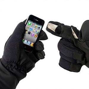 Gants de ski d'hiver pour hommes de qualité supérieure, imperméables, thermiques, coupe-vent, compatibles avec les écrans tactiles, à doigts séparés, avec poignet réglable - Product Image 2