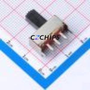 SS-22F07-G100 Slide Switch Through hole Component (THT) Switch Double Pole Double Throw Rectangle Pin Header PC Pin 17mm - Product Image 2