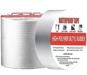 Ruban Butyle en Aluminium Formule Avancée, Adhérence Forte, Membrane Étanche, Résistant à la Chaleur et à la Corrosion pour l'Étanchéité des Toitures et Tuyaux Extérieurs - Product Image 6