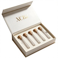 Boîte d'échantillons de parfum miniatures personnalisées en gros, flacon en verre de 3 ml, 5 ml, 10 ml, coffret découverte, boîte d'emballage cadeau magnétique en papier