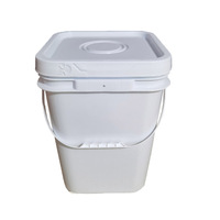 Fût d'emballage en plastique de 10 L, étanche, seau de stockage scellé, recyclable