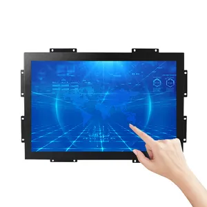 21.5 inch Touch Screen Monitor Metal Housing 16:9 FHD LED Capacity Touch Screen Monitor Wall Mounted Touch Monitor