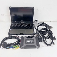 Ordinateur portable Getac V110, ensemble complet avec scanner de diagnostic automobile Super Star M6 pour camions et voitures, outils de diagnostic pour voitures Benz