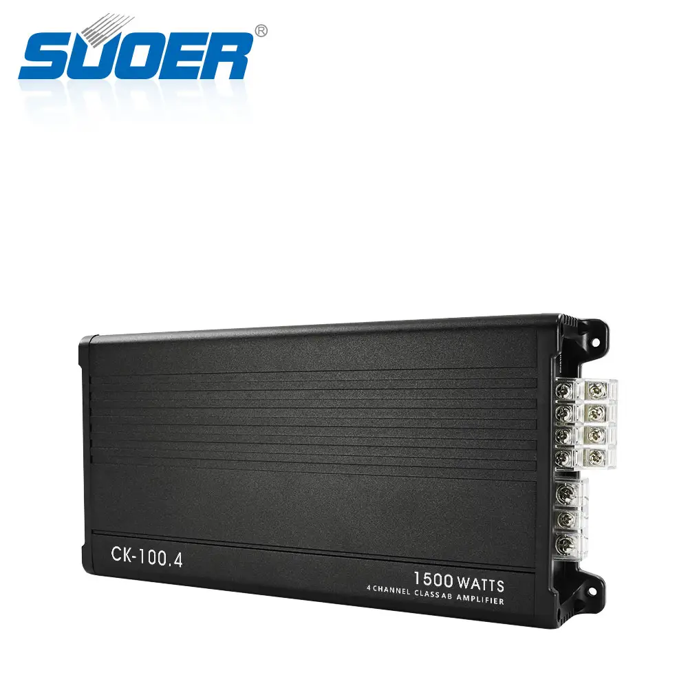 Suoer CK-100.4 500w 1000w 1500w 2000w 2500w 4 канала класс ab Автомобильные усилители хорошая цена Автомобильный усилитель