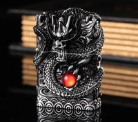 2025 luxe Dragon feu briquet moderne gaufrage conception Offre Spéciale en gros kérosène briquet Dragon briquet