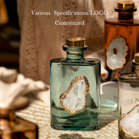 Vietnam 200Ml Room Glas Reed Diffuser Air Luxe Doos Bloem Fruit Zout Hout Geur Reed Diffuser