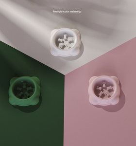 ชามใส่อาหารสุนัขพลาสติกสีชมพูสีเขียวสีขาวไม่ลื่น - Product Image 6