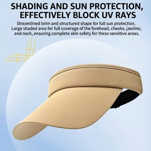 Visera de Protección Solar UV con Logotipo Personalizado, Visera Deportiva Ajustable para Tenis, Running, Playa, Golf, para Hombres y Mujeres - Product Image 2
