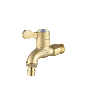 Grifo de lavabo de latón de doble manija de 5.0-6.9 pulgadas, montado en cubierta, estilo de lujo con doble salida para uso en fregadero - Product Image 5