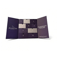Calendrier de l'Avent en papier réutilisable de luxe avec impression personnalisée pour les fêtes