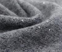Hilo de terciopelo estrellado 1/11NM con lentejuelas, hilo acrílico teñido de fantasía, mezcla brillante, suave, cálido, de alta elasticidad, hilado en anillo, excelente hilo.