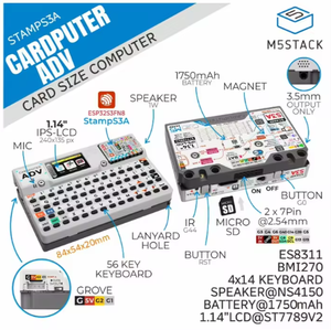 HKST M5Stack Cardputer-Adv StampS3A Ordinateur embarqué standard 56 touches Carte de développement programmable - Product Image 3