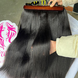 Extensiones de cabello largo chino crudo de 60 pulgadas Plus, extensiones de cabello sin costuras de trama de piel Rebe Amanda Hair,100 marcas de tejido de cabello humano - Product Image 1