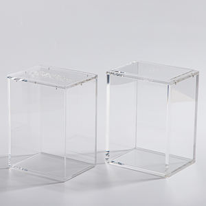 Supplier Cina Grosir Kotak Penyimpanan Akrilik Transparan Anti Debu dan Tahan Air Desain Susun Bertingkat - Product Image 1