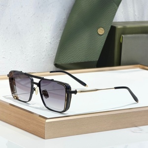 AKO Hera AKS-203 58-16-147 Occhiali da Sole <span class=keywords><strong>di</strong></span> Alta Qualità per Uomo e Donna, Design Classico Punk <span class=keywords><strong>di</strong></span> Lusso in Titanio UV400 con Scatola - Product Image 3