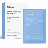 Masque Facial Profond au Collagène Véritable en Gros, 4 Pièces/Boîte, Ingrédients Herbacés pour Soin Quotidien Hydratant, Raffermissant et Éclaircissant