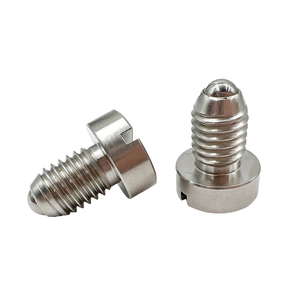 Pistón de resorte de acero inoxidable/al carbono 815 con rosca, base de pistón de resorte con ranura, pistón de bola en miniatura - Product Image 4