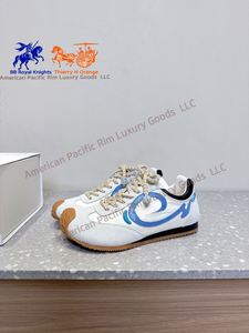 American Popular Style High Quality Genuine Leather Casual Fashion Shoes for <b>Women</b> Patchwork Colorful Design Cushioning <b>Slip</b>-On - Product Image 6