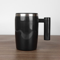 Tasse de mélange en acier inoxydable entièrement automatique tasse à café rotative magnétique électrique portable