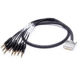 Cavo di Connessione <span class=keywords><strong>Audio</strong></span>/Video HD DB25 Maschio a 8 X 635mm Mono Plug Pro <span class=keywords><strong>Tools</strong></span> con Treccia di Protezione - Product Image 1