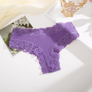 <span class=keywords><strong>Slip</strong></span> da Donna Personalizzabili di Alta Qualità OEM/ODM in Cotone Traspirante con Bordo Floreale e Vita Media in <span class=keywords><strong>Pizzo</strong></span> - Product Image 5
