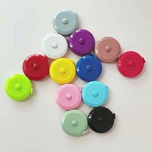 Double-Sided 60 Inch 1.5 Meter <b>Pocket</b> <b>Plastic</b> Body Tailor Sewing Cloth Tape Measure Push Button Soft Retractable Measuring Tape - Product Image 2