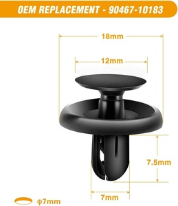 100 Stück Universelle Auto-Befestigungsclips Sortiment für Gängige Fahrzeugmodelle - Product Image 3