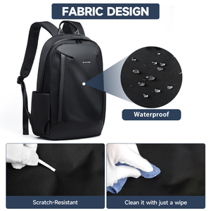 Mochila Mate <span class=keywords><strong>Elan</strong></span> negra para hombre, bolsas antirrobo Oxford, mochila impermeable para ordenador portátil de 16 pulgadas para hombre, mochila escolar de viaje de negocios - Product Image 5