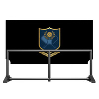Barrière de clôture de terrain de pickleball, filet de séparation portable d'intérieur, support de barrière de balle pour la séparation des terrains, l'entraînement et l'utilisation en club