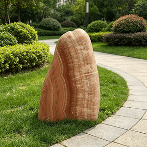 Pierre de paysage en granit vert veiné naturel, moderne, durable, pour jardin extérieur, élément décoratif pour lac, hôtel, villa - Product Image 5