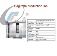 Machine de Ligne de Production LIANFU Façonneuse à Baguettes et Pains de Boulangerie, Mélangeur de Pâte pour Pain Long Français, Motorisée Diesel, pour Moulage de Noix
