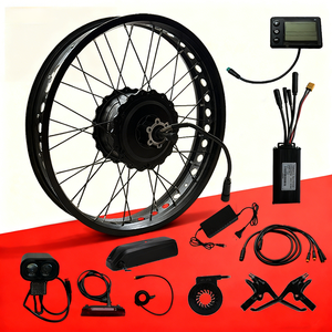Kit de moteur de moyeu de vélo électrique à pneus gras de 20 pouces 48V 500W 750W 1000W 1500W 20x4.0, vélo électrique pour la neige, vélo électrique, contrôleur étanche - Product Image 4