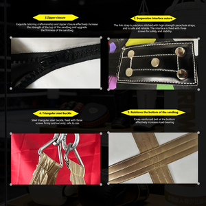 Sac <span class=keywords><strong>de</strong></span> frappe lourd personnalisable <span class=keywords><strong>de</strong></span> haute qualité FIST avec semelle en cuir, équipement <span class=keywords><strong>de</strong></span> <span class=keywords><strong>boxe</strong></span> pour la remise en forme humaine, logo personnalisé, utilisation en salle <span class=keywords><strong>de</strong></span> sport - Product Image 5