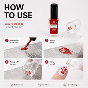 <span class=keywords><strong>Vernis</strong></span> de tamponnage 10 ml, 30 couleurs (noir, blanc, or, argent) pour la création de motifs DIY sur plaques de tamponnage - Product Image 6