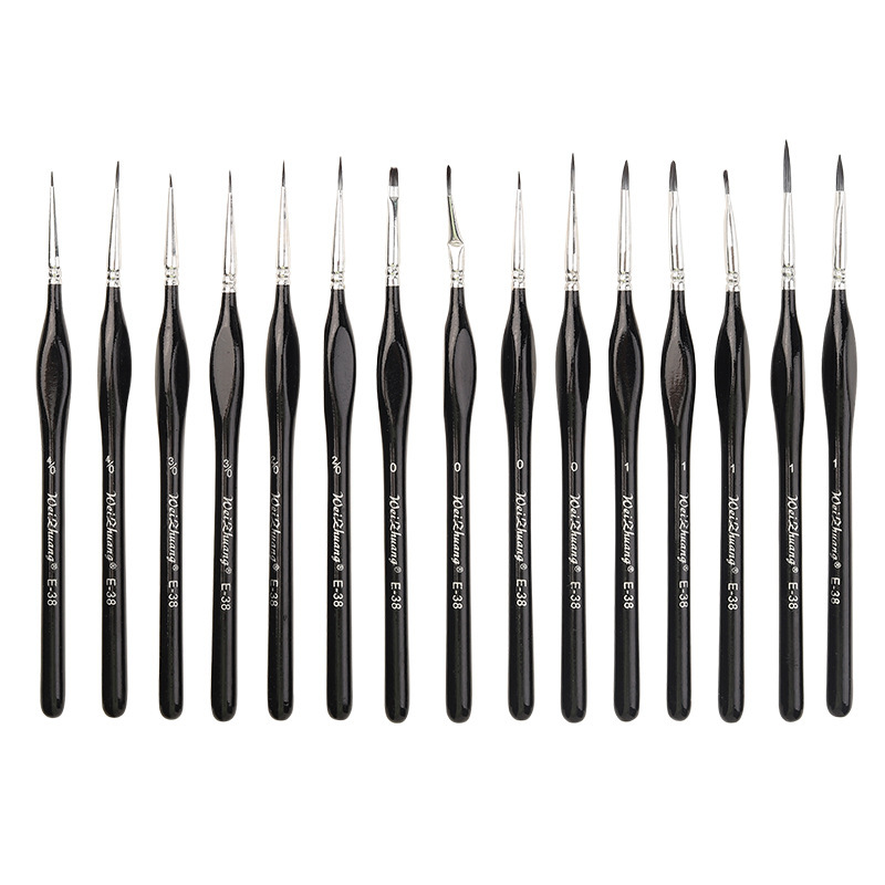 Wholesale 15PCS Miniature Watercolor Paint Brushes