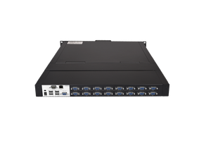Commutateur KVM LCD 19 pouces avec Auto-OSD et télécommande, <span class=keywords><strong>console</strong></span> KVM en rack 1U, <span class=keywords><strong>tiroir</strong></span> 16x1 VGA, 16 ports LCD 19 pouces, commutateur KVM IP - Product Image 2