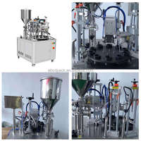 Machine de remplissage et de scellage rotative pour tubes souples, alimentation automatique des tubes pour onguents et gels cosmétiques