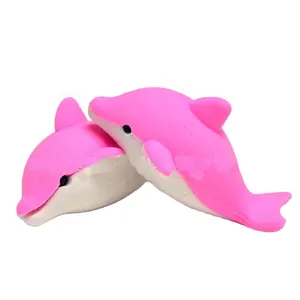 Professional supplier 2023 Hot Sell Seal 3d Dolphin Fish Sea Animal Combination Eraser Set Student Gift Gift Fast Shipment